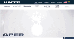 Desktop Screenshot of mapersa.com