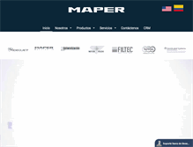 Tablet Screenshot of mapersa.com